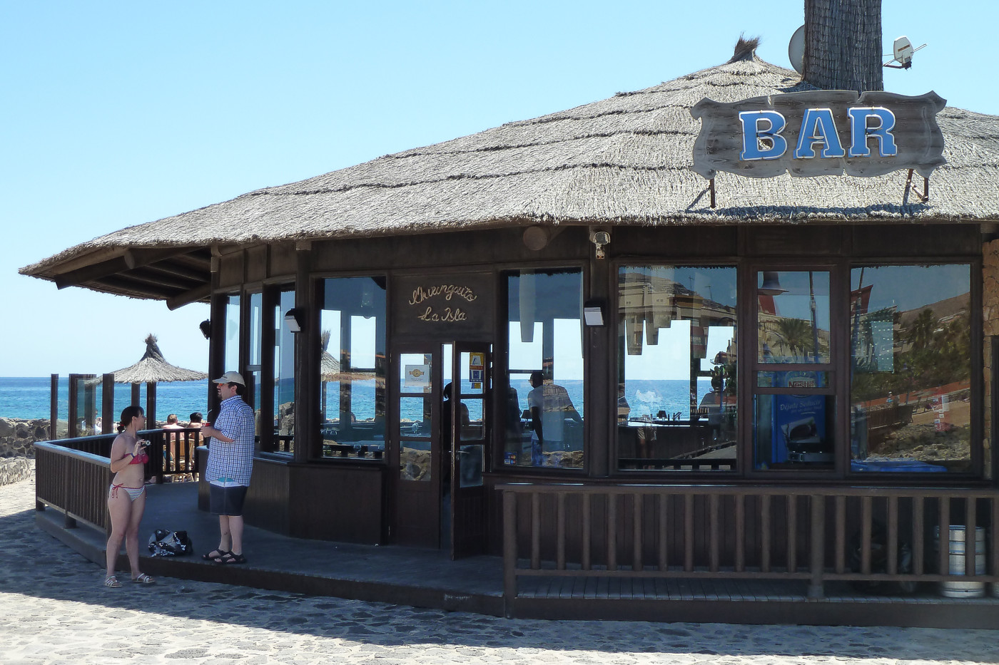 La Isla Chiringuito in Caleta de Fuste, Fuerteventura.